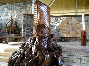 Wooden Pulpit - St. Etienne